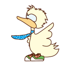 Blue tie's Dougy sticker #12493761