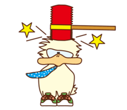 Blue tie's Dougy sticker #12493763