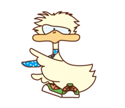 Blue tie's Dougy sticker #12493770