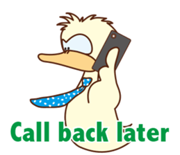 Blue tie's Dougy sticker #12493771