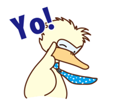 Blue tie's Dougy sticker #12493774