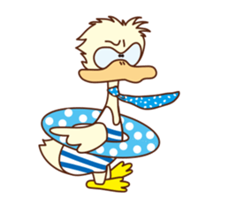 Blue tie's Dougy sticker #12493788