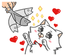 Tie cat 1 sticker #12493990