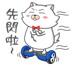 Tie cat 1 sticker #12493993