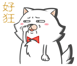 Tie cat 1 sticker #12493999