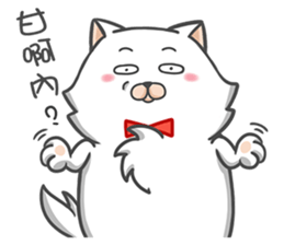 Tie cat 1 sticker #12494021