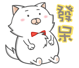 Tie cat 1 sticker #12494028