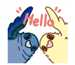 Lineolated parakeet and friends 2 sticker #12495054