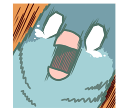 Lineolated parakeet and friends 2 sticker #12495064