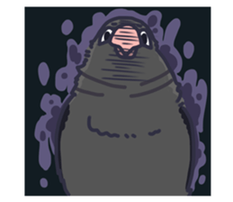 Lineolated parakeet and friends 2 sticker #12495066