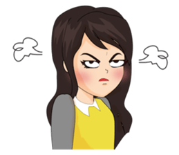 Cewe Kantoran sticker #12495224