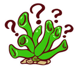 Succulents and cactus world sticker #12495441