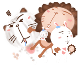 The colorful world of Little Lion Ver.4 sticker #12495899