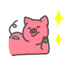 from the side animals sticker #12496454