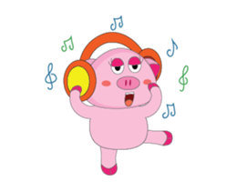 One of us: The Plump Pink, Animate Vol 4 sticker #12496745