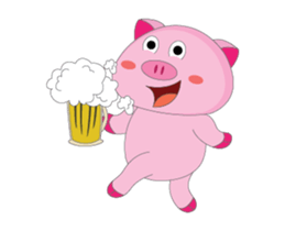 One of us: The Plump Pink, Animate Vol 4 sticker #12496746