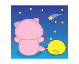 One of us: The Plump Pink, Animate Vol 4 sticker #12496748