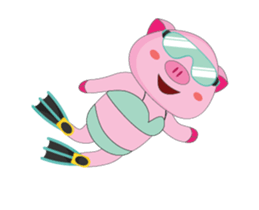 One of us: The Plump Pink, Animate Vol 4 sticker #12496751