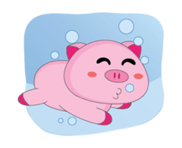 One of us: The Plump Pink, Animate Vol 4 sticker #12496757