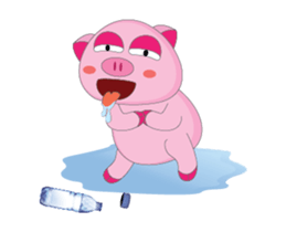 One of us: The Plump Pink, Animate Vol 4 sticker #12496760