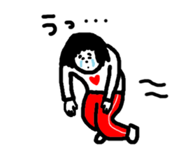 She belong to the softball club. sticker #12497051