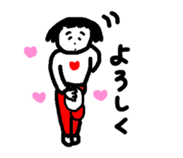 She belong to the softball club. sticker #12497079