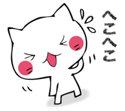 Mr. cat who praises sticker #12497726