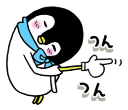 Convenient penguin 4 sticker #12497808