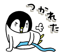 Convenient penguin 4 sticker #12497818