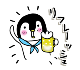 Convenient penguin 4 sticker #12497820