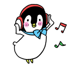 Convenient penguin 4 sticker #12497828