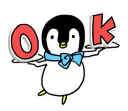 Convenient penguin 4 sticker #12497836