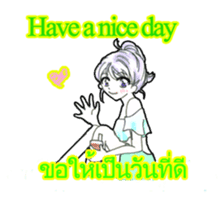 Ordinary days with girl. sticker #12498085