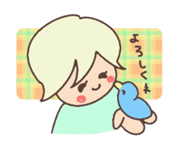 Sunny and sometimes rainy sticker #12498257