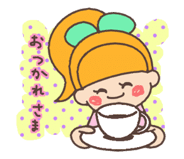 Sunny and sometimes rainy sticker #12498262