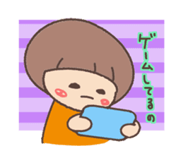 Sunny and sometimes rainy sticker #12498275