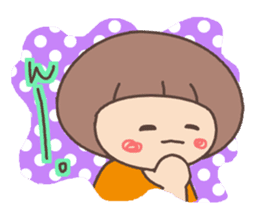 Sunny and sometimes rainy sticker #12498291