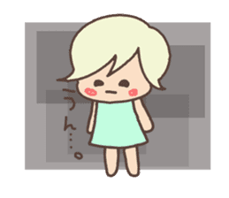 Sunny and sometimes rainy sticker #12498292