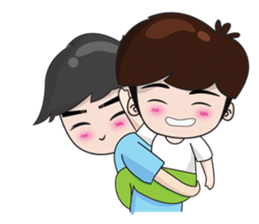 Gay man 69 sticker #12498466