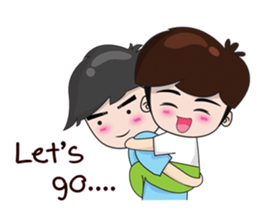 Gay man 69 sticker #12498470