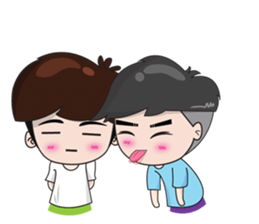 Gay man 69 sticker #12498474