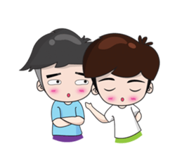 Gay man 69 sticker #12498475