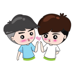 Gay man 69 sticker #12498476