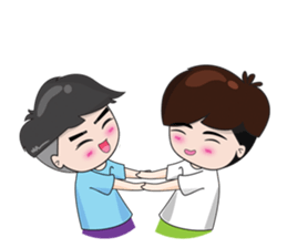 Gay man 69 sticker #12498487