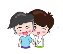 Gay man 69 sticker #12498488