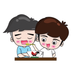 Gay man 69 sticker #12498489