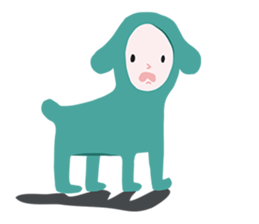 dim dim the dog sticker #12498800