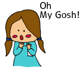 Kindergarten's daily ver.English sticker #12501440