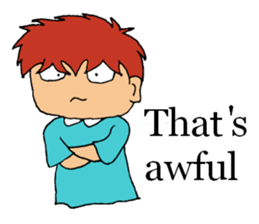 Kindergarten's daily ver.English sticker #12501460