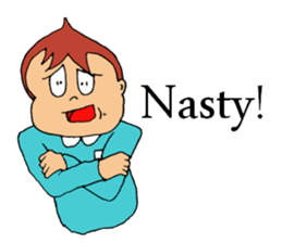 Kindergarten's daily ver.English sticker #12501464